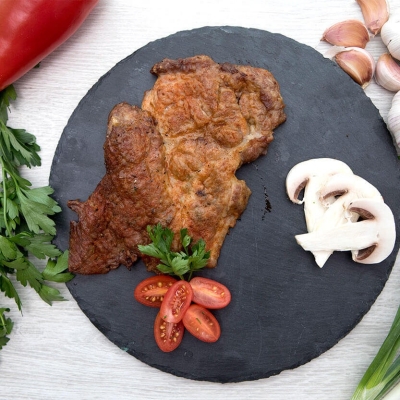 Ceafa de porc la gratar